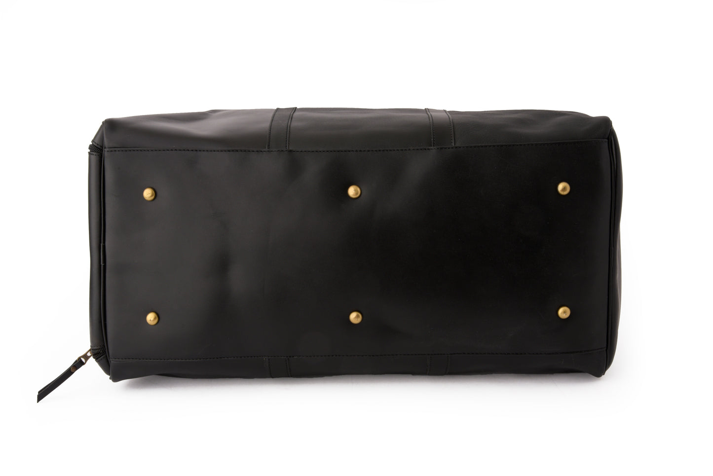 Ajax Leather Duffle Bag with Shoe Compartment