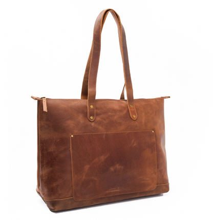 Classic Leather Tote Bag