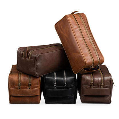 Leather Dopp Kit