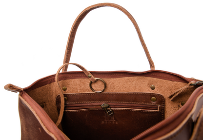 Everyday Crossbody Leather Tote