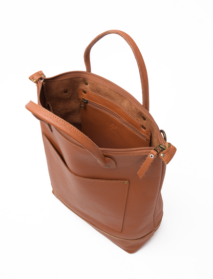 Everyday Crossbody Leather Tote