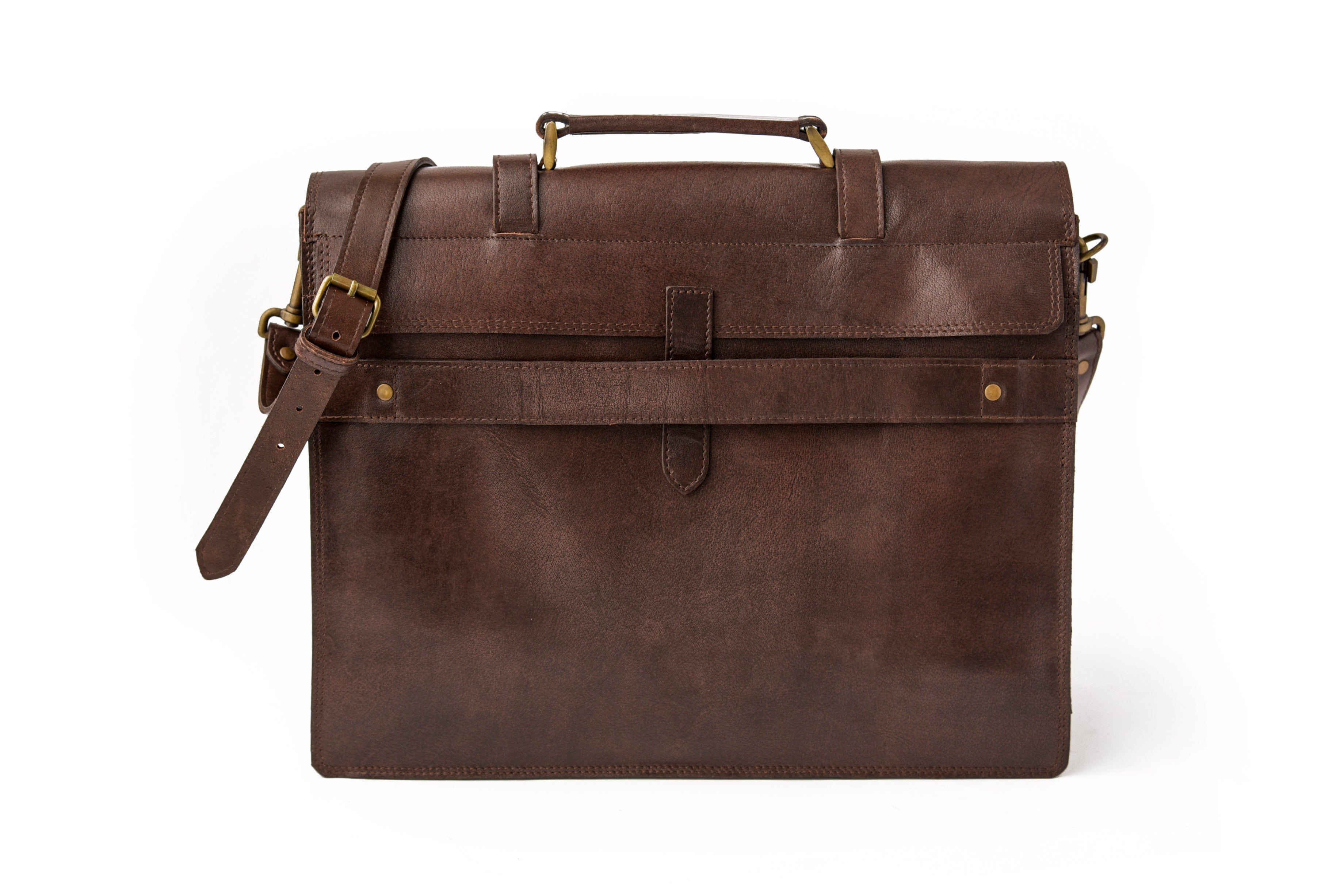 Pure leather briefcases best sale