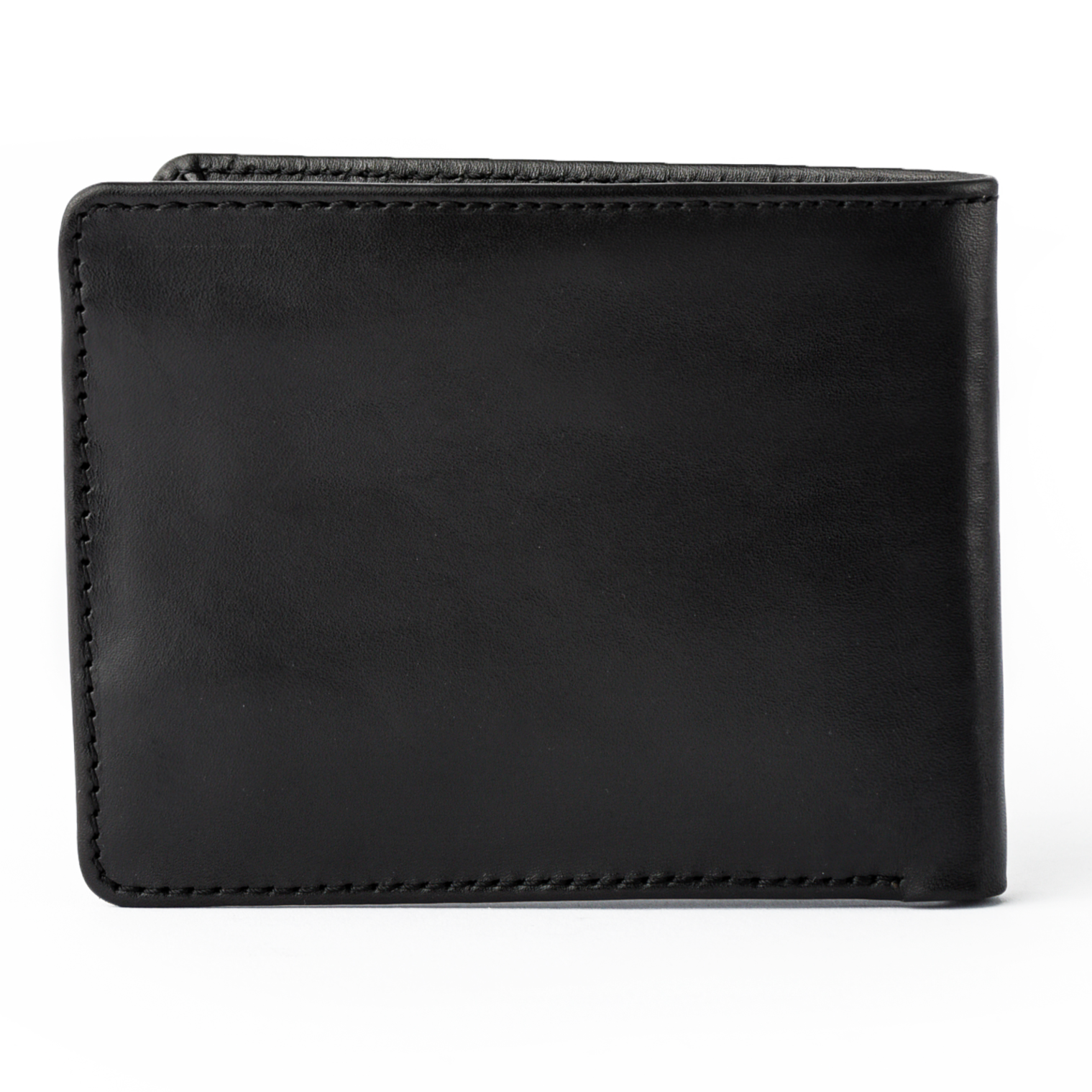 Men's Leather Wallet Black : 1222-vt