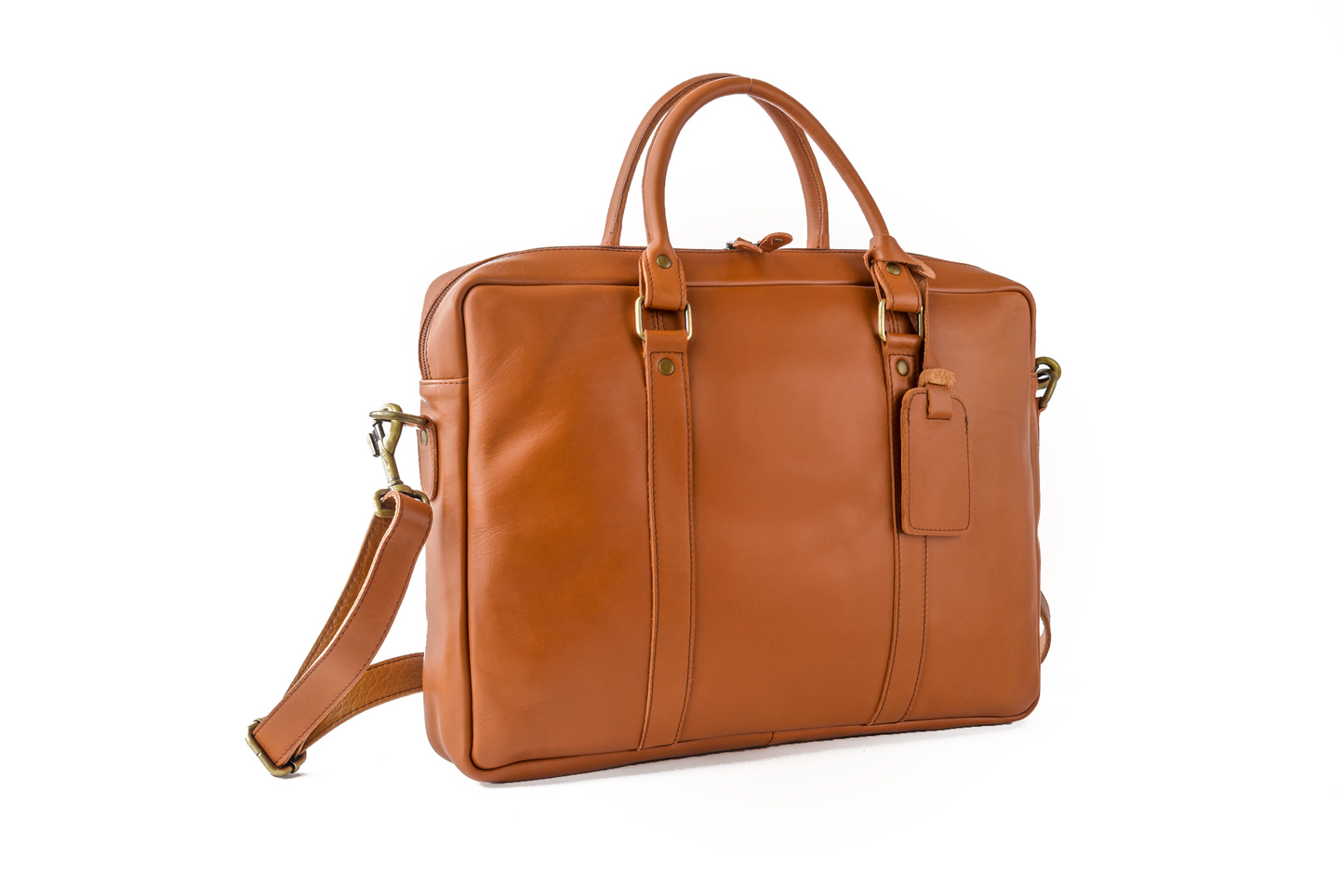 Slim Leather Briefcase