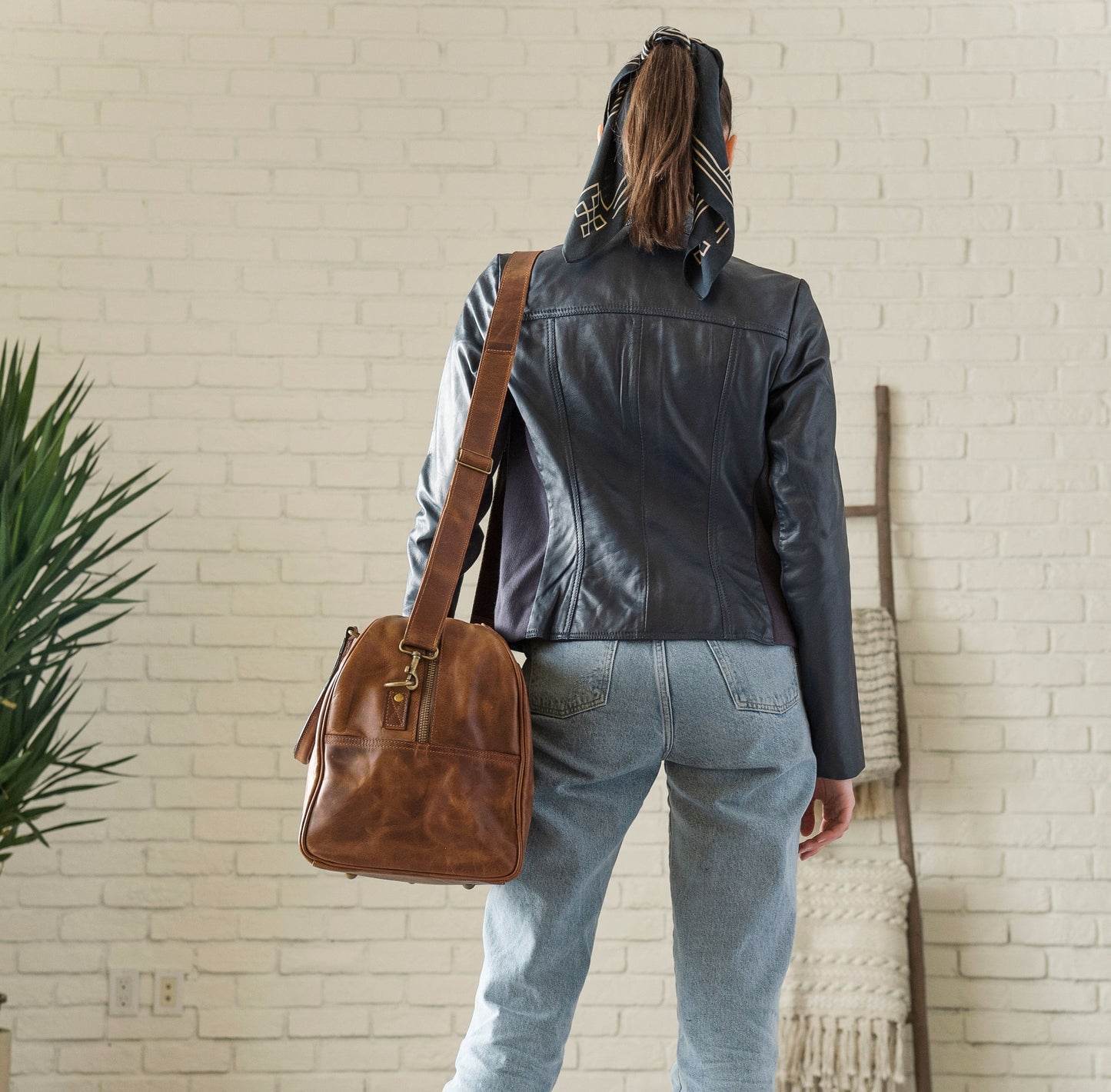 Caesar Leather Duffle Bag