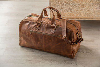 Caesar Leather Duffle Bag