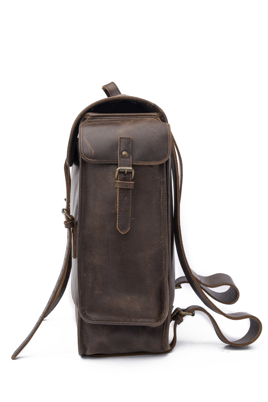 James Leather Backpack