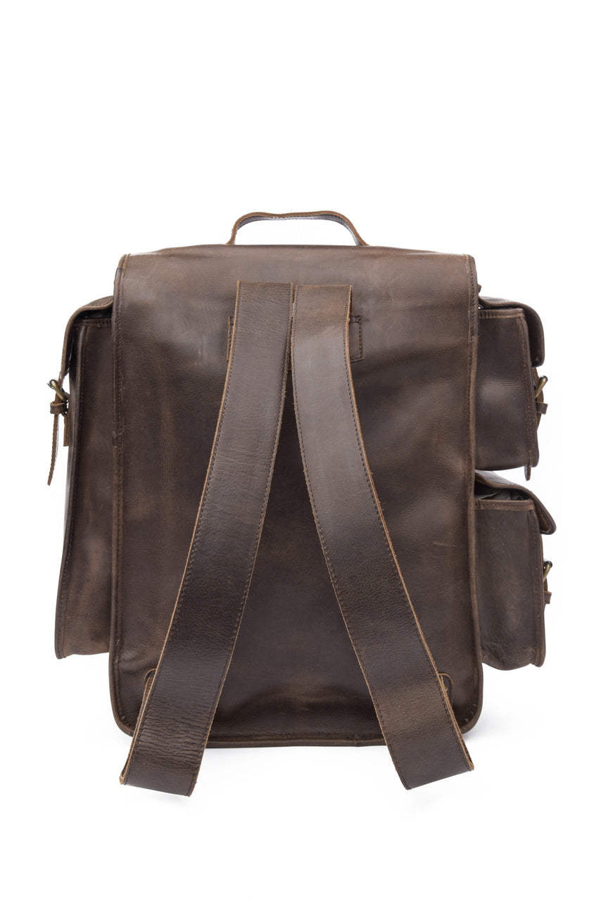 James Leather Backpack